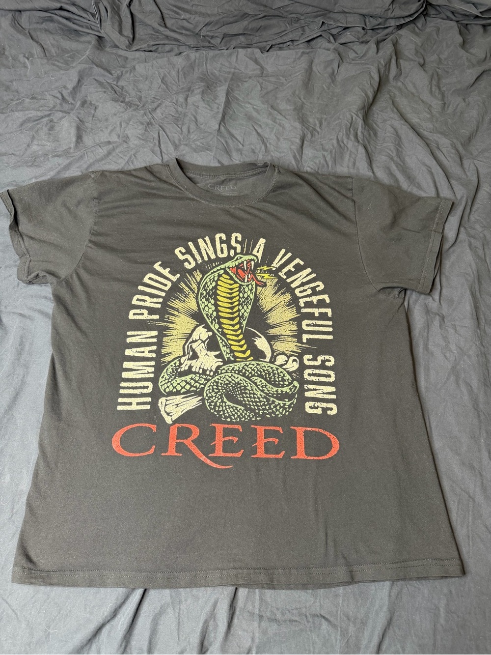 Creed Are You Ready Concert Tour Reunion Shirt Size Large Snake Cobra